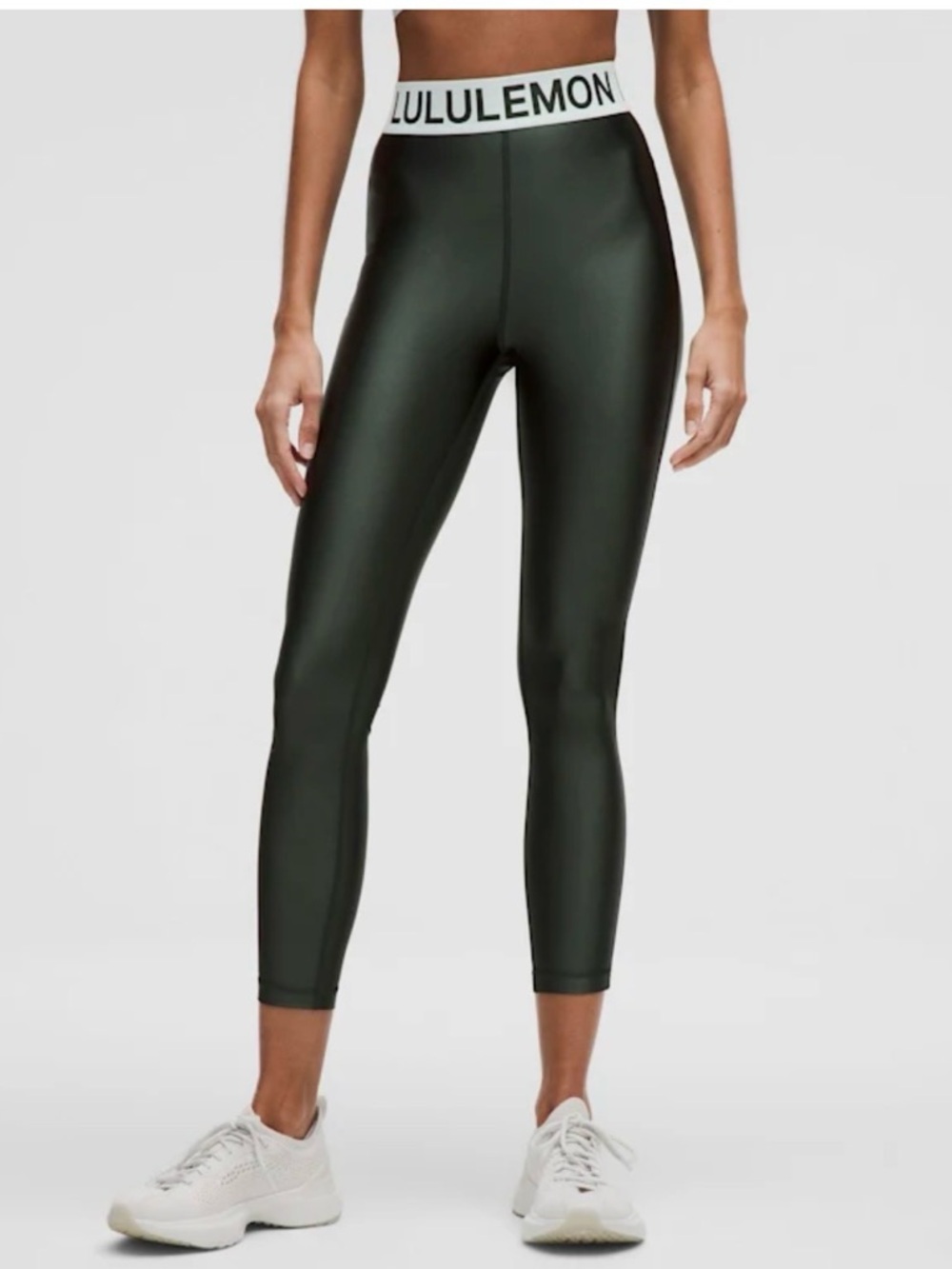lululemon athletica High-Rise Dark Green Shine Leggings size 2